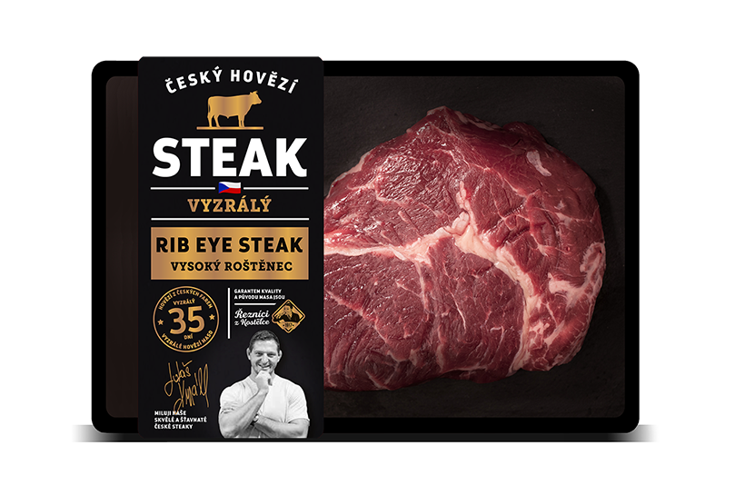 Vyzrálý rib eye steak